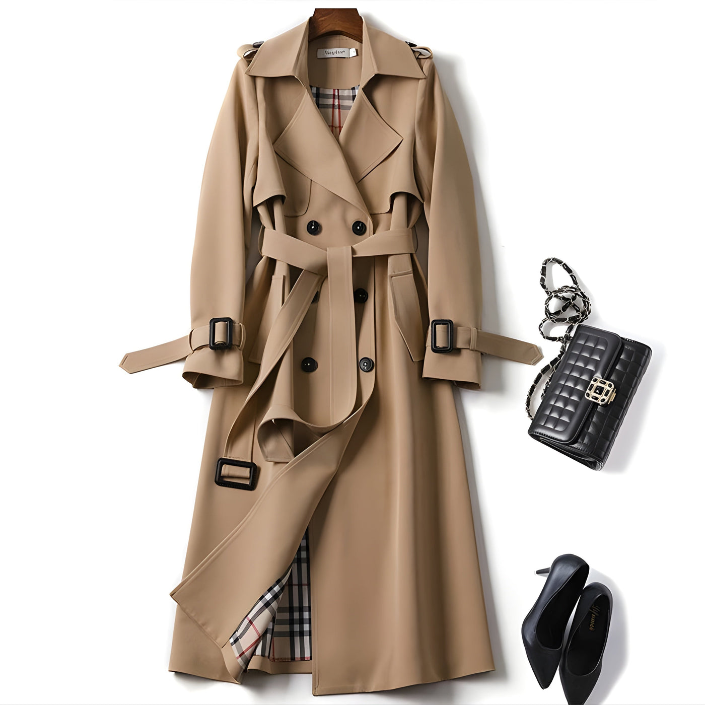 Wiyan - ELEGANT TRENCH COAT WITH STYLISH DESIGN
