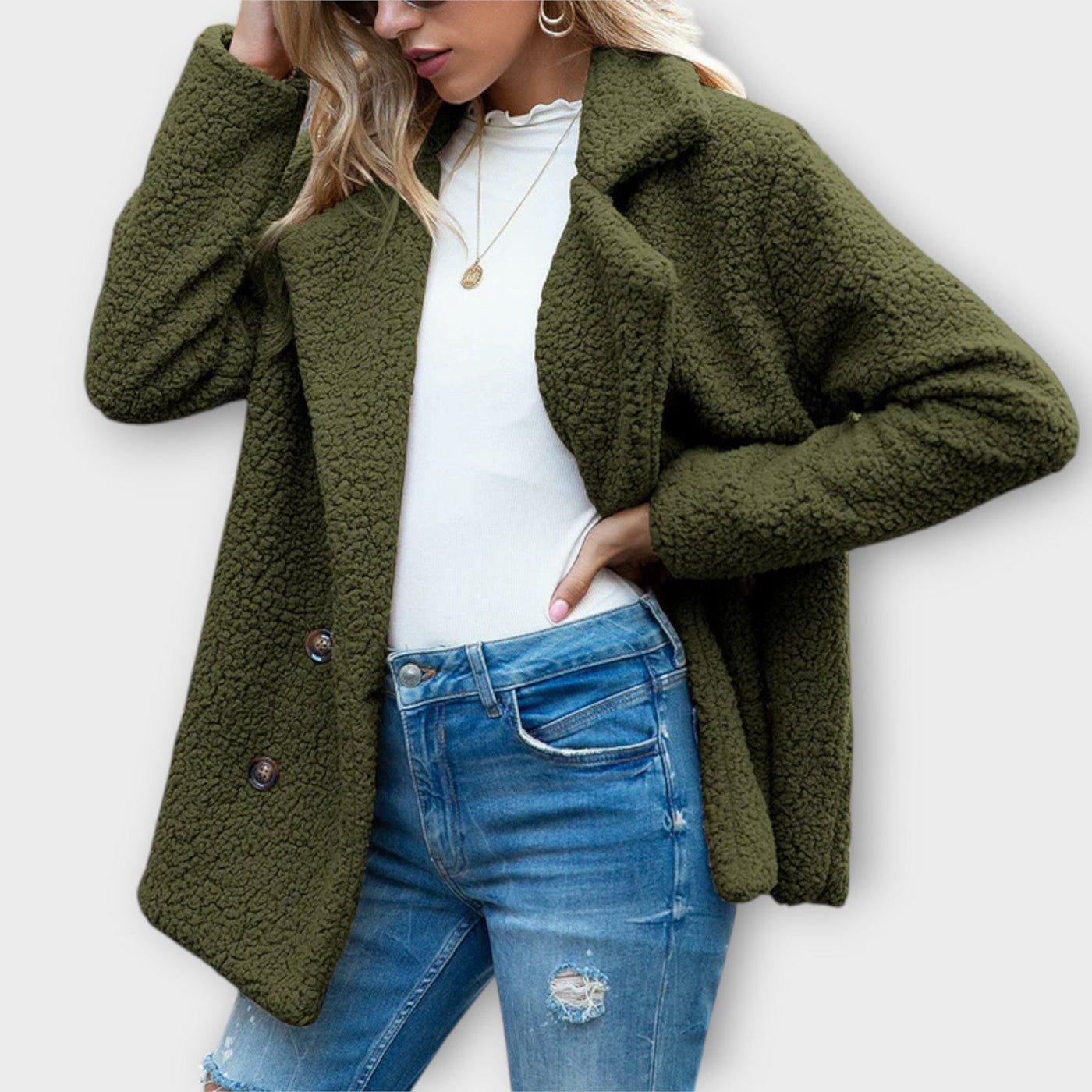 Beverly - Cozy Lapel Collar Jacket