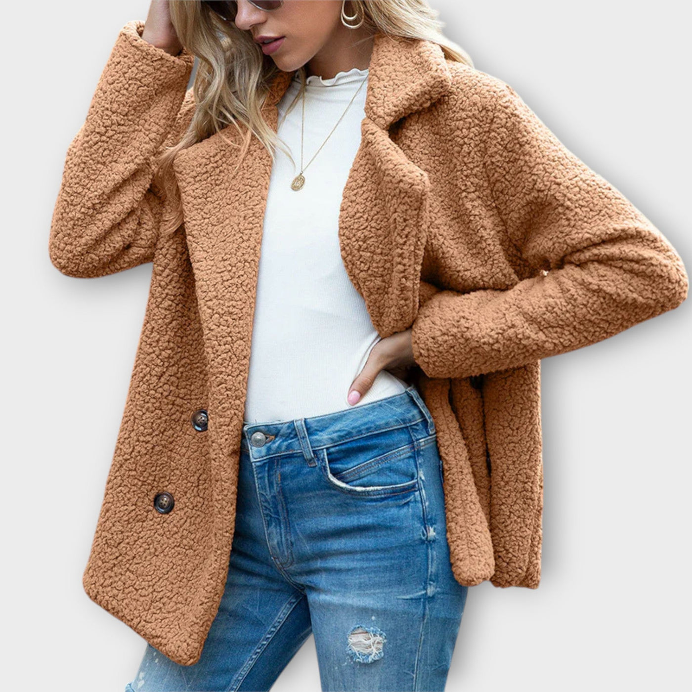 Beverly - Cozy Lapel Collar Jacket