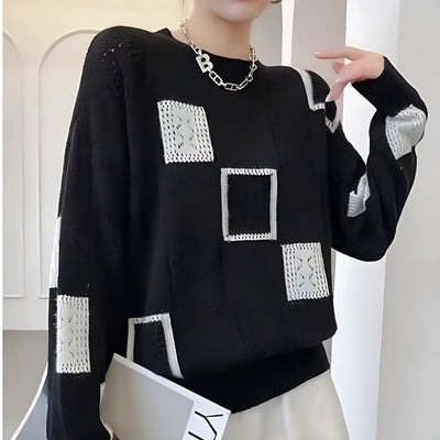Tayanita - KNITTED SWEATER WITH ELEGANT DESIGN