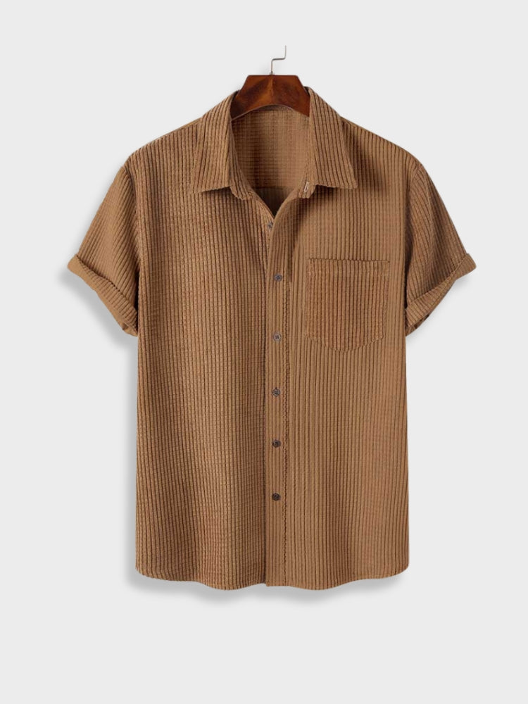Tulum - Velvet Summer Suit with Pleats