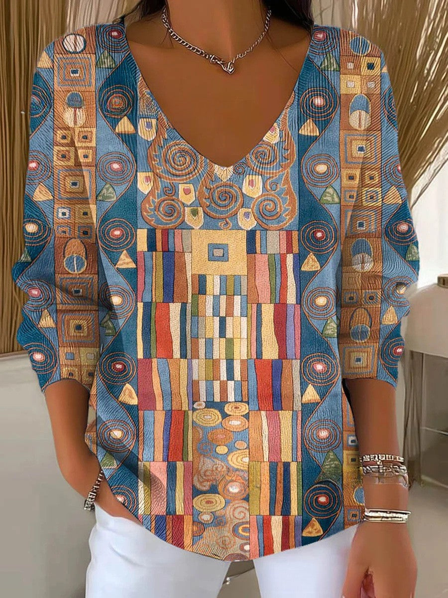 GABRIELLE - V-neck Knit Jumper