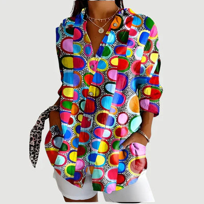 Maple™ - COLORFUL DESIGN BLOUSE WITH A MODERN TOUCH