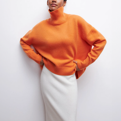 Zyora - Elegant Knitted Turtleneck Sweater
