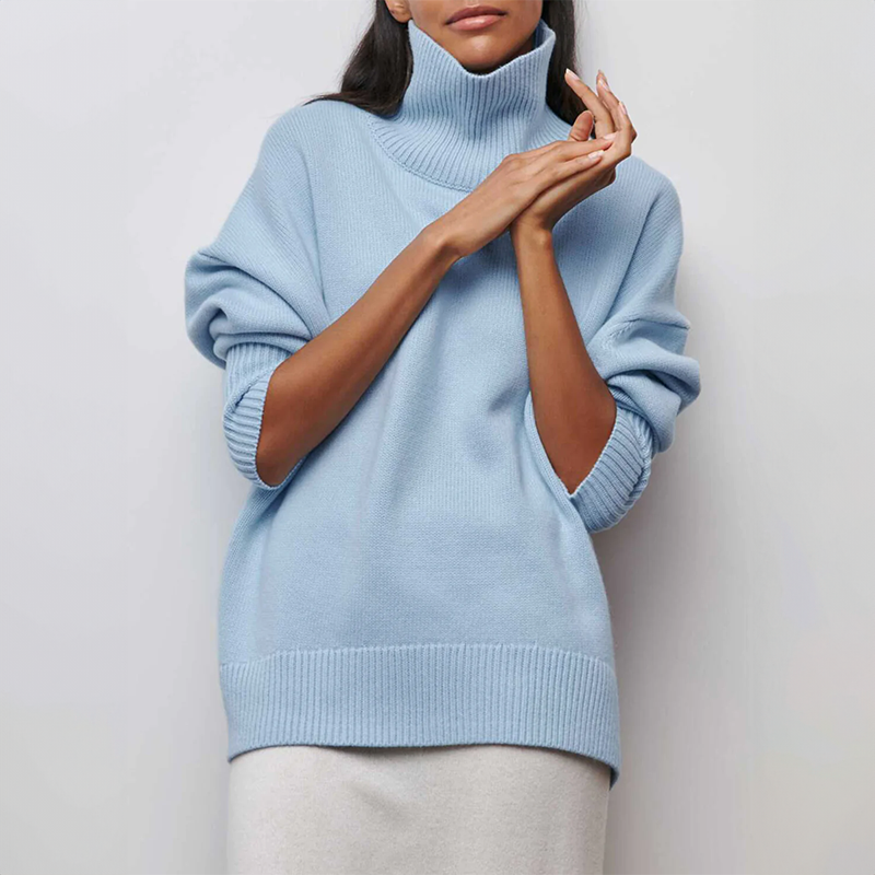 Zyora - Elegant Knitted Turtleneck Sweater
