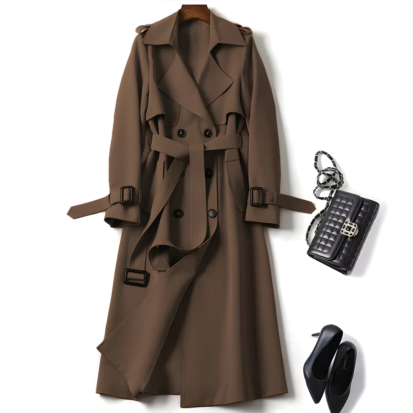 Wiyan - ELEGANT TRENCH COAT WITH STYLISH DESIGN