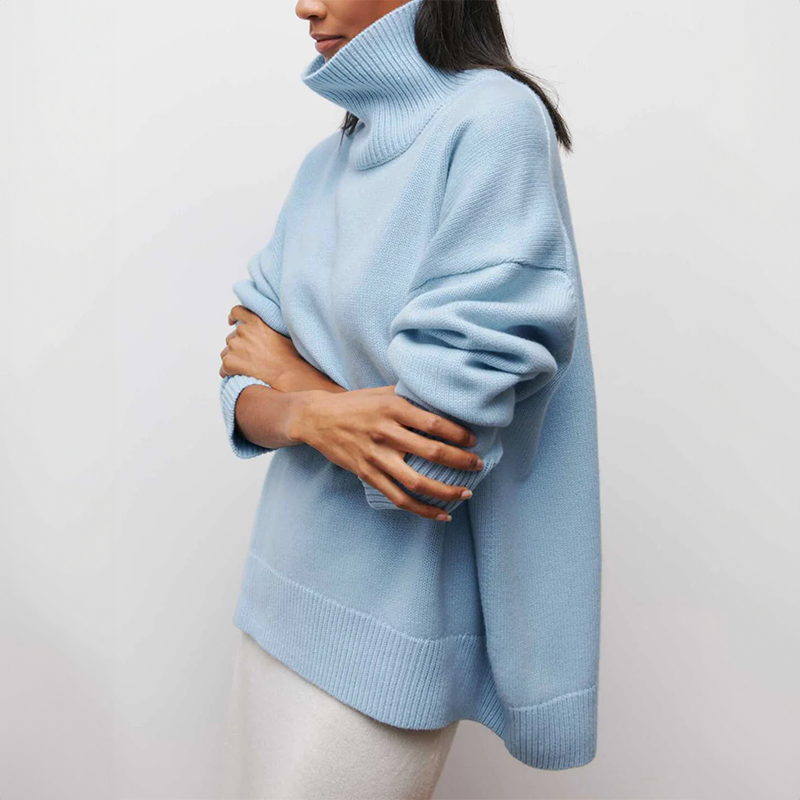 Zyora - Elegant Knitted Turtleneck Sweater