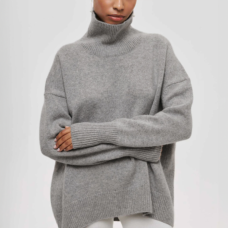 Zyora - Elegant Knitted Turtleneck Sweater