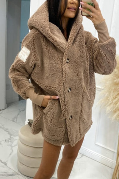 LEYA - Plush Hooded Jacket
