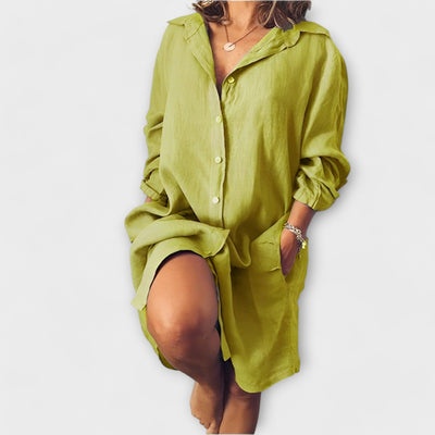 Penny - Casual linen blouse for everyday wear