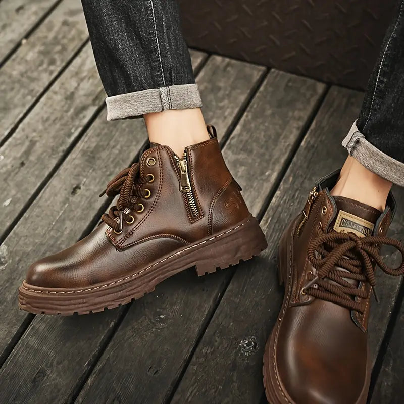 Devin - Waterproof Non Slip Vintage Boots