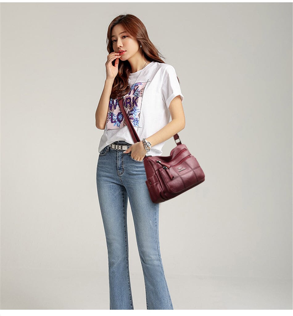Tahlia - Designer Multi-Layer Crossbody Shoulder Bag
