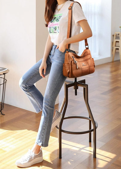 Tahlia - Designer Multi-Layer Crossbody Shoulder Bag