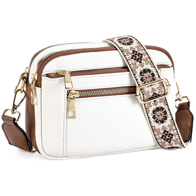 Olivia - Adjustable Colorful Strap Crossbody Bag