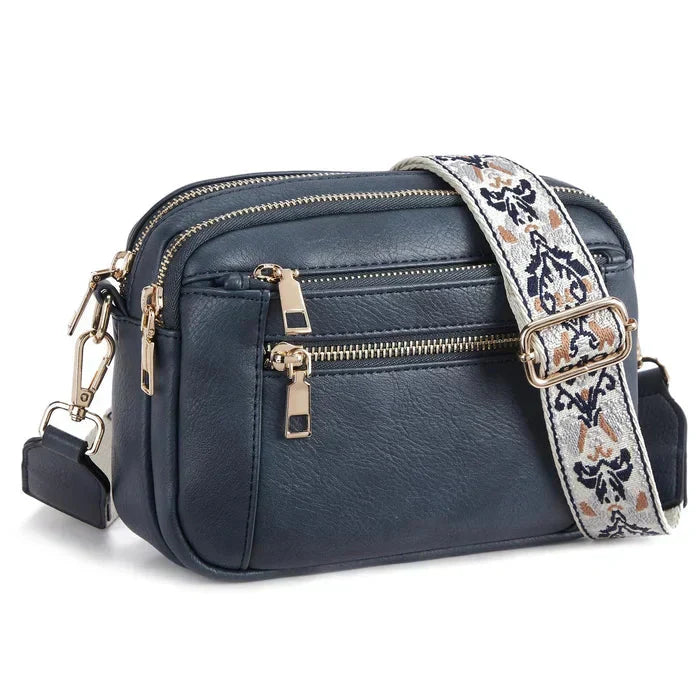 Olivia - Adjustable Colorful Strap Crossbody Bag