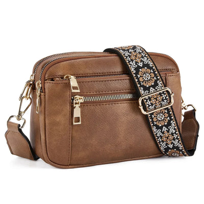 Olivia - Adjustable Colorful Strap Crossbody Bag