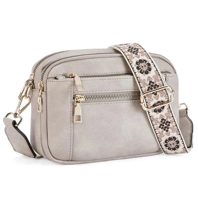 Olivia - Adjustable Colorful Strap Crossbody Bag
