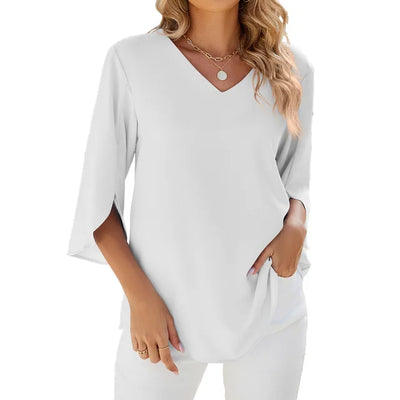 Helen - V-Neck Blouse