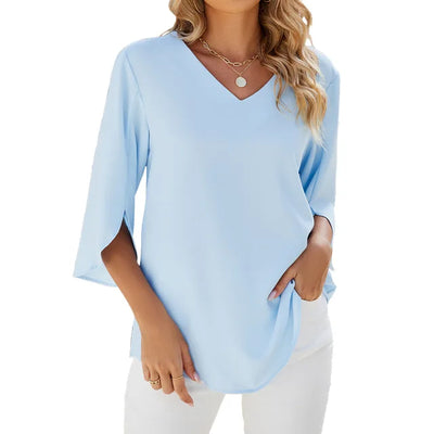 Helen - V-Neck Blouse