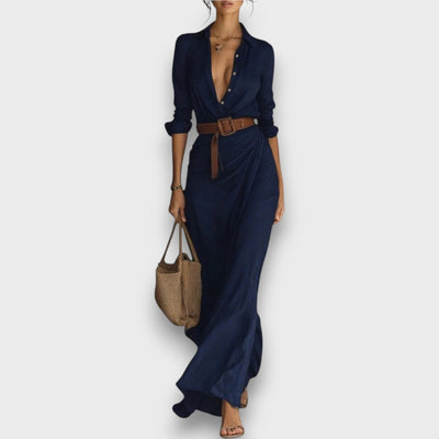 Eliza - Wrap dress with waist belt