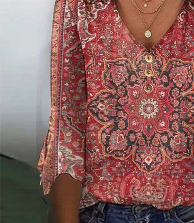 Jillian - Vintage Boho Blouse