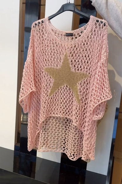 Larissa - Elegant Knit Sweater with Star