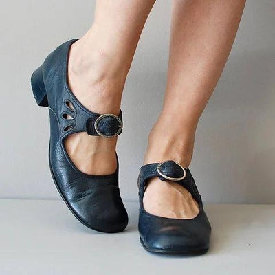 Myla - Unique and Comfortable Leather Pumps