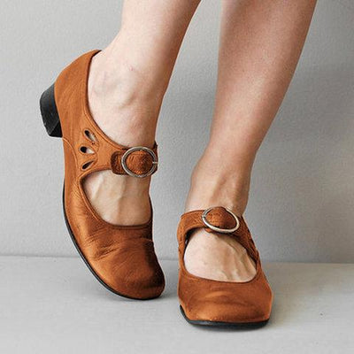 Myla - Unique and Comfortable Leather Pumps