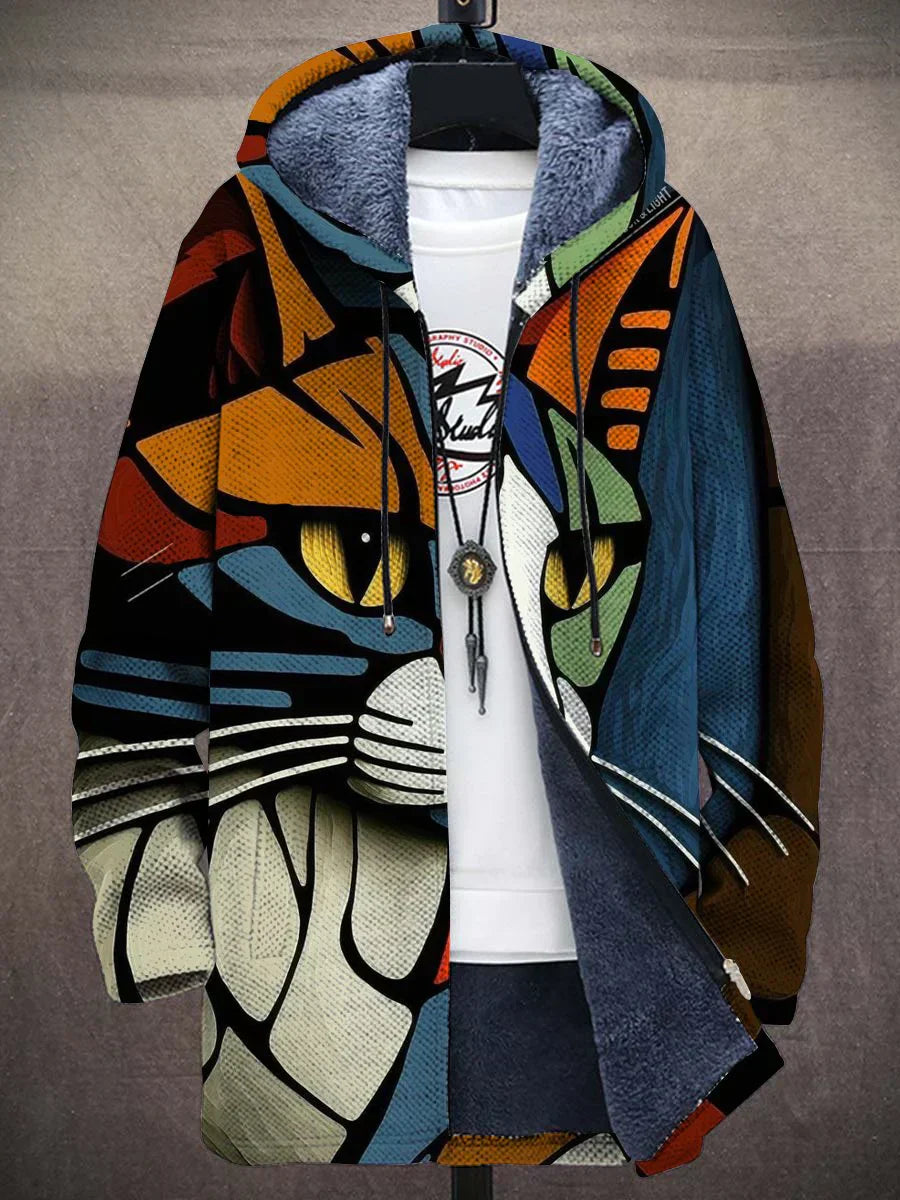 Anna - Artistic Print Coat