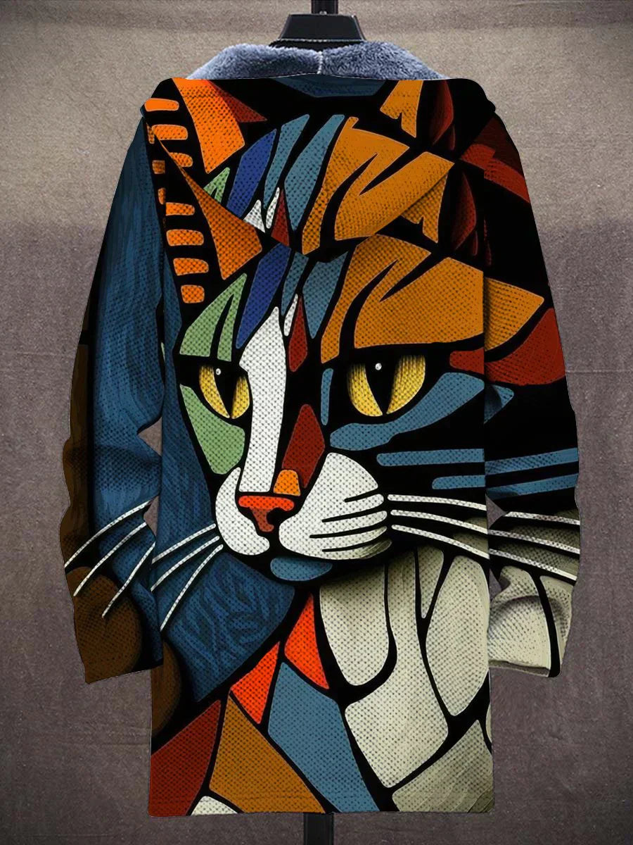 Anna - Artistic Print Coat