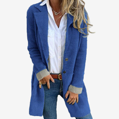 Martine - LONG KNIT CARDIGAN WITH ELEGANT DRAPE