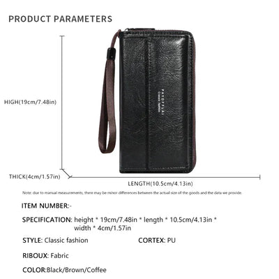 Mackenzie - Multi-Functional Zipper Clutch