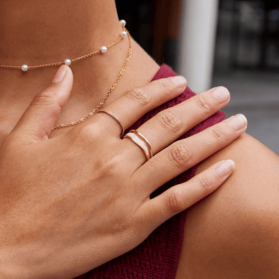 Sahara Multi-Layered Gold Ring