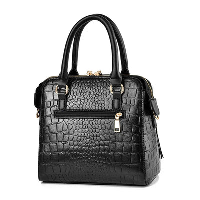 Kaylee - Luxury Crocodile-Embossed Bag