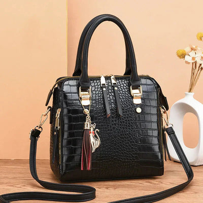 Kaylee - Luxury Crocodile-Embossed Bag