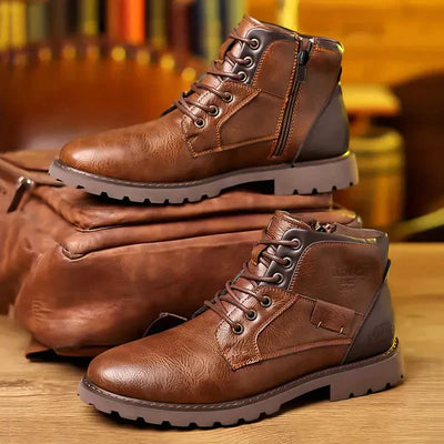 Mario - Premium Lace-Up Boots