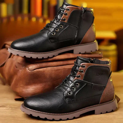 Mario - Premium Lace-Up Boots