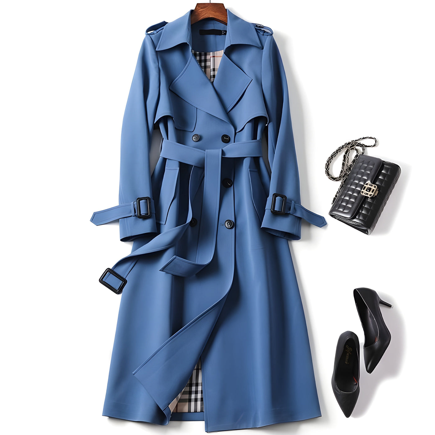 Wiyan - ELEGANT TRENCH COAT WITH STYLISH DESIGN