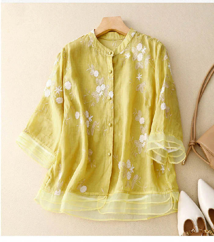 Madison - Elegant Embroidered Blouse