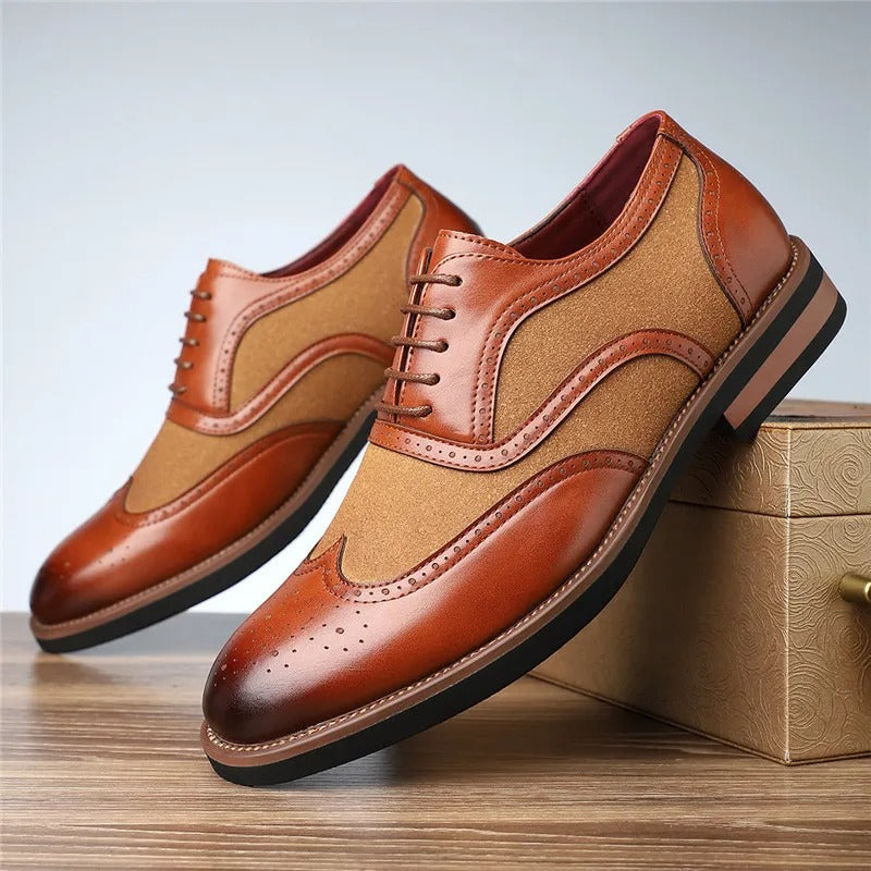 Wexford - Leather & Suede Oxfords