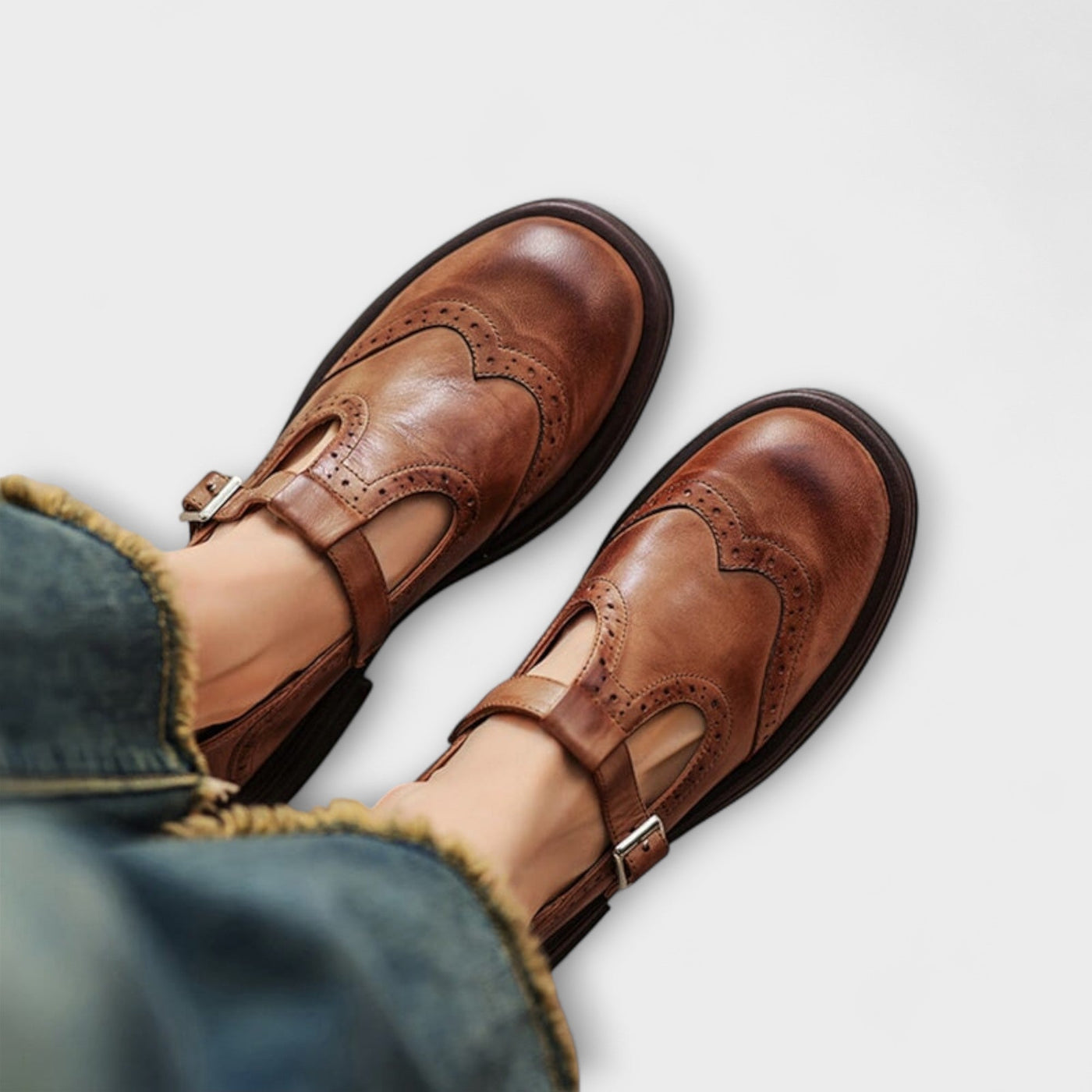 Isla – Elegant Leather Mary Janes