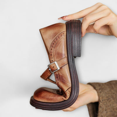 Isla – Elegant Leather Mary Janes