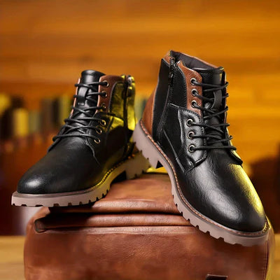 Mario - Premium Lace-Up Boots