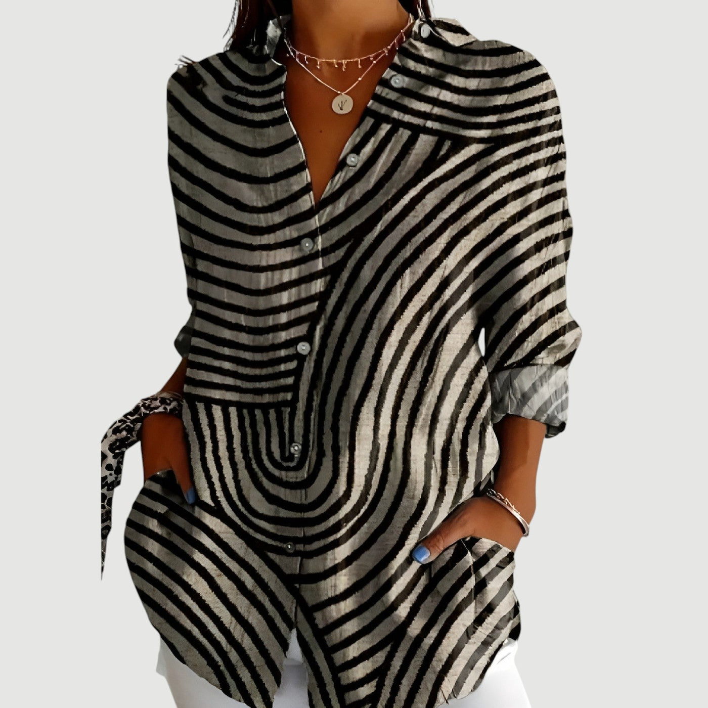 Maple™ - COLORFUL DESIGN BLOUSE WITH A MODERN TOUCH