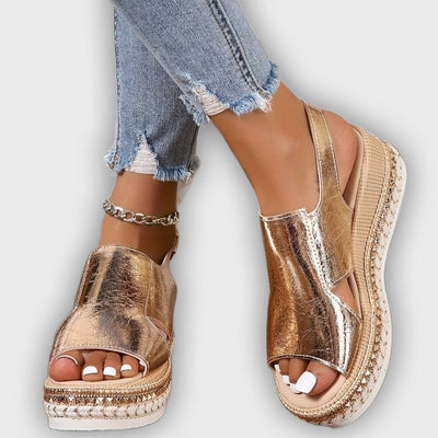 Emberly - Wedge Platform Orthopedic Sandals