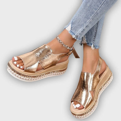 Emberly - Wedge Platform Orthopedic Sandals