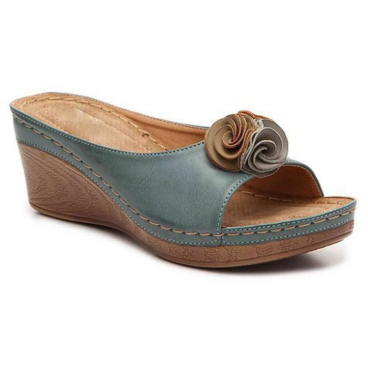 LIDIA - Comfortable leather orthopedic women's sandals