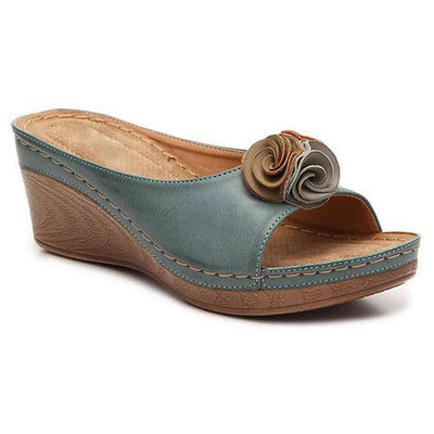 LIDIA - Comfortable leather orthopedic women's sandals