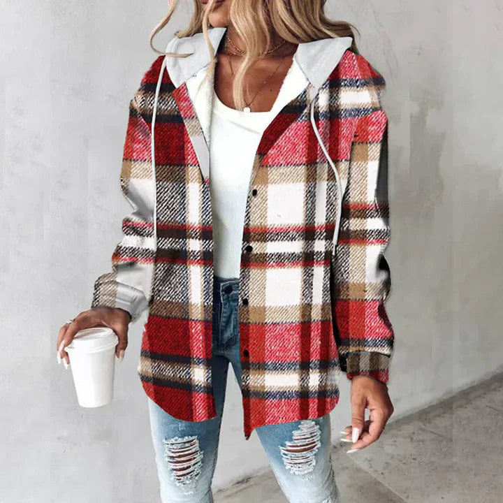 Bella - Stylish plaided jacket
