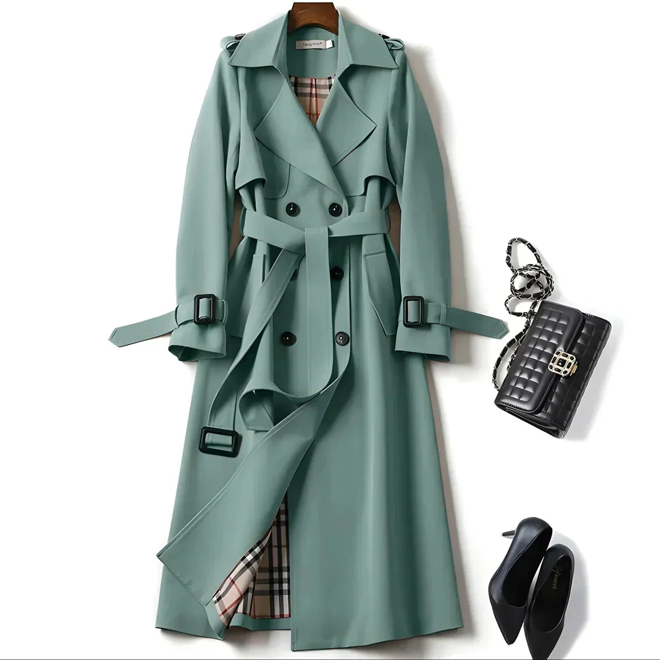 Wiyan - ELEGANT TRENCH COAT WITH STYLISH DESIGN